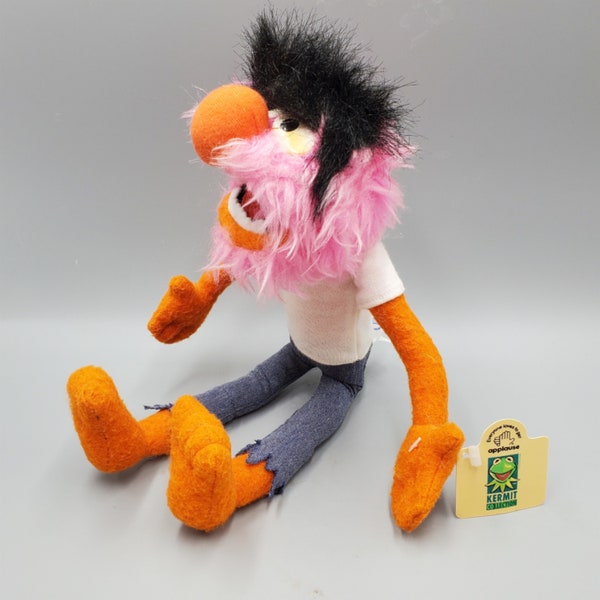 Muppets Crazy Animal Plush Poseable Bendable Stuffed Animal Applause 14 inch