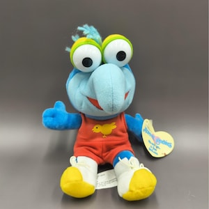2003 MUPPET BABIES Baby Gonzo 8" Bean Bag Plush Toy Play