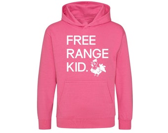 Free Range Kid Chicken Children's Hoodie