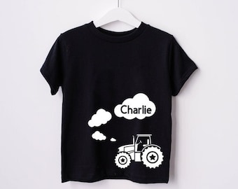 Personalised Children's Tractor T Shirt