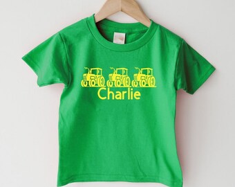Personalised Tractor Children's T Shirt