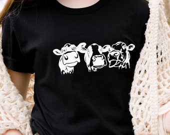 Fun Trio of Cows Children's T Shirt