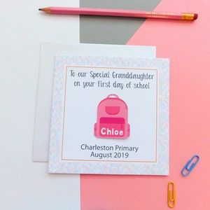 Good Luck on your first day of school / preschool / nursery | Etsy