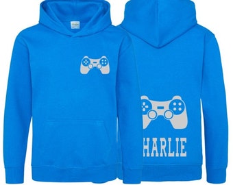 Personalised Children's Game Controller Hoodie