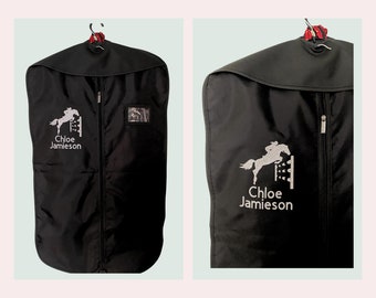 Personalised Show Day Garment Bag -  Horse Equestrian Pony Show Day