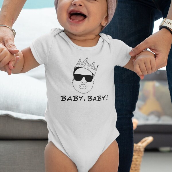 Juicy Song Lyric Baby Bodysuit 90s Hip Hop Legend Infant Apparel Rap Music Baby Romper Gift Idea Baby Shower Present New Parent Announcement