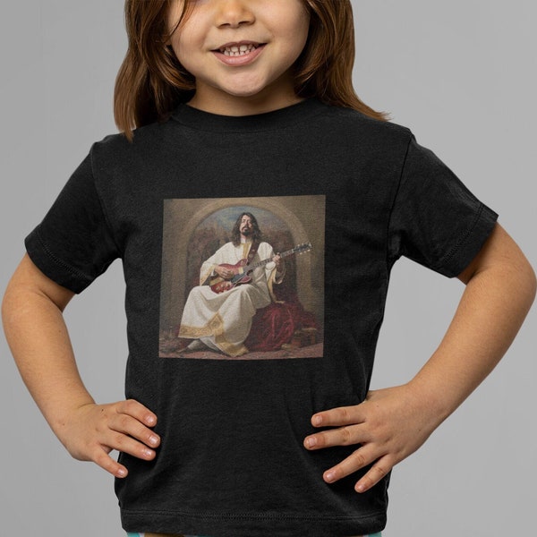 Saint Grohl Toddler T Shirt Dave Grohl Kid Tee Alternative Rock Band Apparel Toddler Tee for Music Fan Kid Clothing Famous Rock Band Shirt