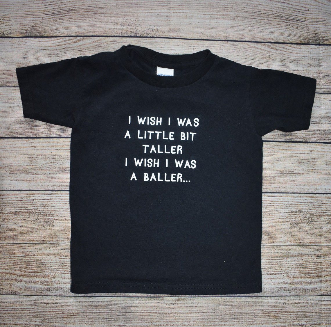 I Wish I Was A Little Bit Taller I Wish I Was A Baller Infant Etsy