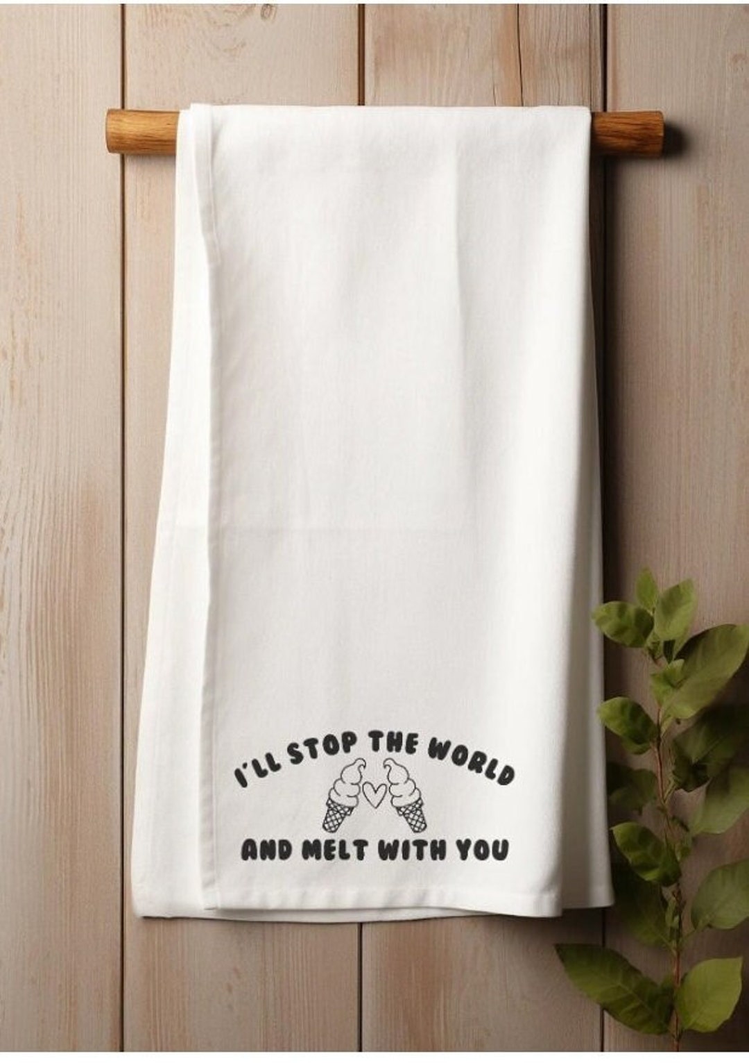 I'll Stop the World and Melt With You Tea Towel 80s Song Lyric Modern - Ill Stop The World And Melt With You Movie