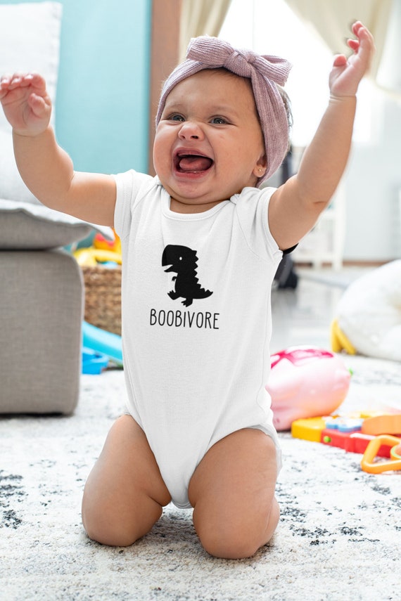 Boobivore Baby Bodysuit Adorable Breastfeeding Advocate Baby