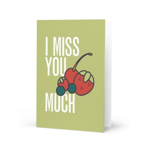 Biglietto d'auguri - Mi manchi tanto BERRY