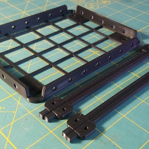 1:10 Scale Roof Rack for RC Vehicle -Short Version- Multiple Color Options 3D Printed Miniature Accessory