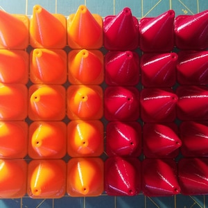 1:10 Scale Traffic Cone MEGA PACK 30 COUNT - Multiple Color Options  3D Printed Miniature Accessory