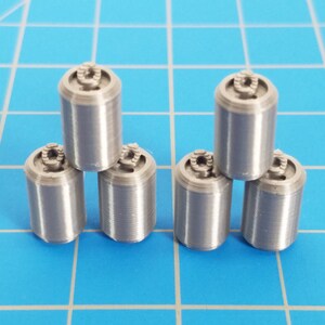 1:10 Scale 6 Pack 3D Printed Cans 3D Printed Miniature Accessory