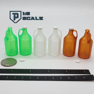 1:6 skala Growler Jug 2-pack 3D-utskriven miniatyr rekvisita actionfigur docktillbehör
