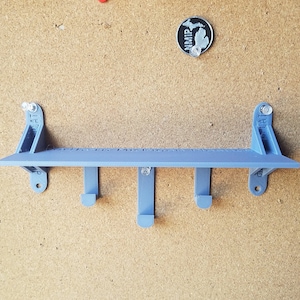 Estante para cubículos XL con ganchos anchos - 20 X 6 cm - Accesorios para cubículos TacPlat