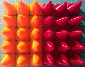 1:10 Scale Traffic Cone MEGA PACK 30 COUNT - Multiple Color Options  3D Printed Miniature Accessory