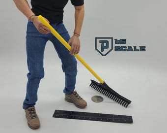 1:6 Scale Landscape Rake 3D Printed Miniature Prop Action Figure Doll and Accessory