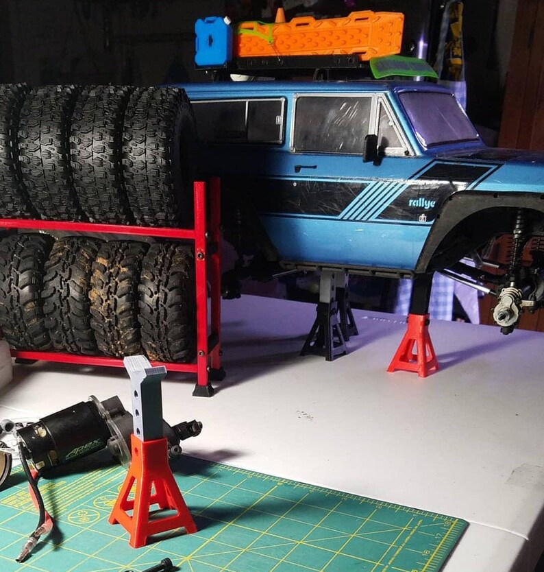 1:10 Scale RC Tire Rack Crawler Wheel and Rim Storage - Etsy