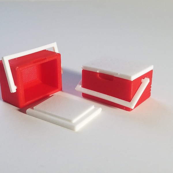 1:10 Personal Cooler - Mehrere Farboptionen 3D gedrucktes Miniaturzubehör