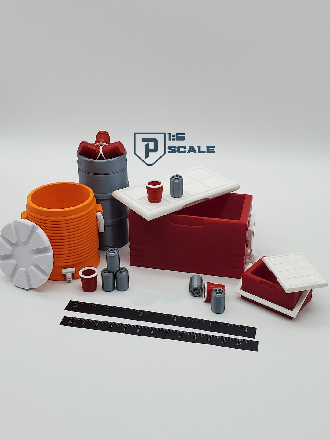 1:6 Scale Party Pack 3D Printed Miniature Prop Pack Action Figure Doll ...