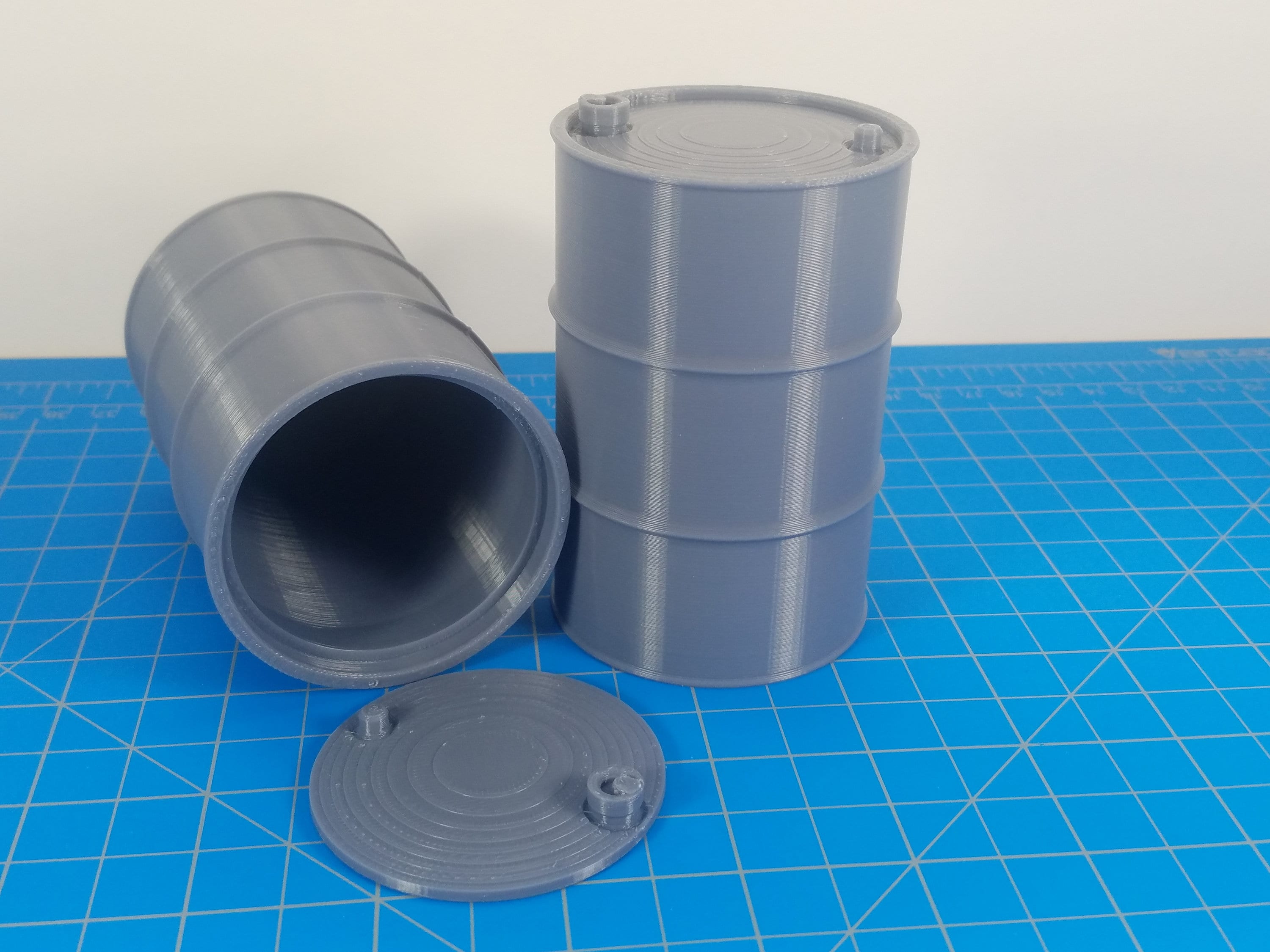 Integy CNC-Aluminium 1/10 Fass | Realistisches Deko-Fass Für RC-Modelle & Dioramen
