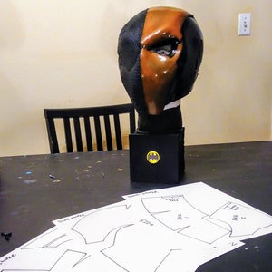 Deathstroke style mask pattern jpeg