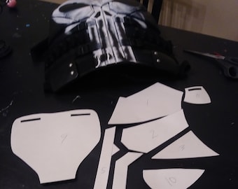Punisher vest jpeg patterns