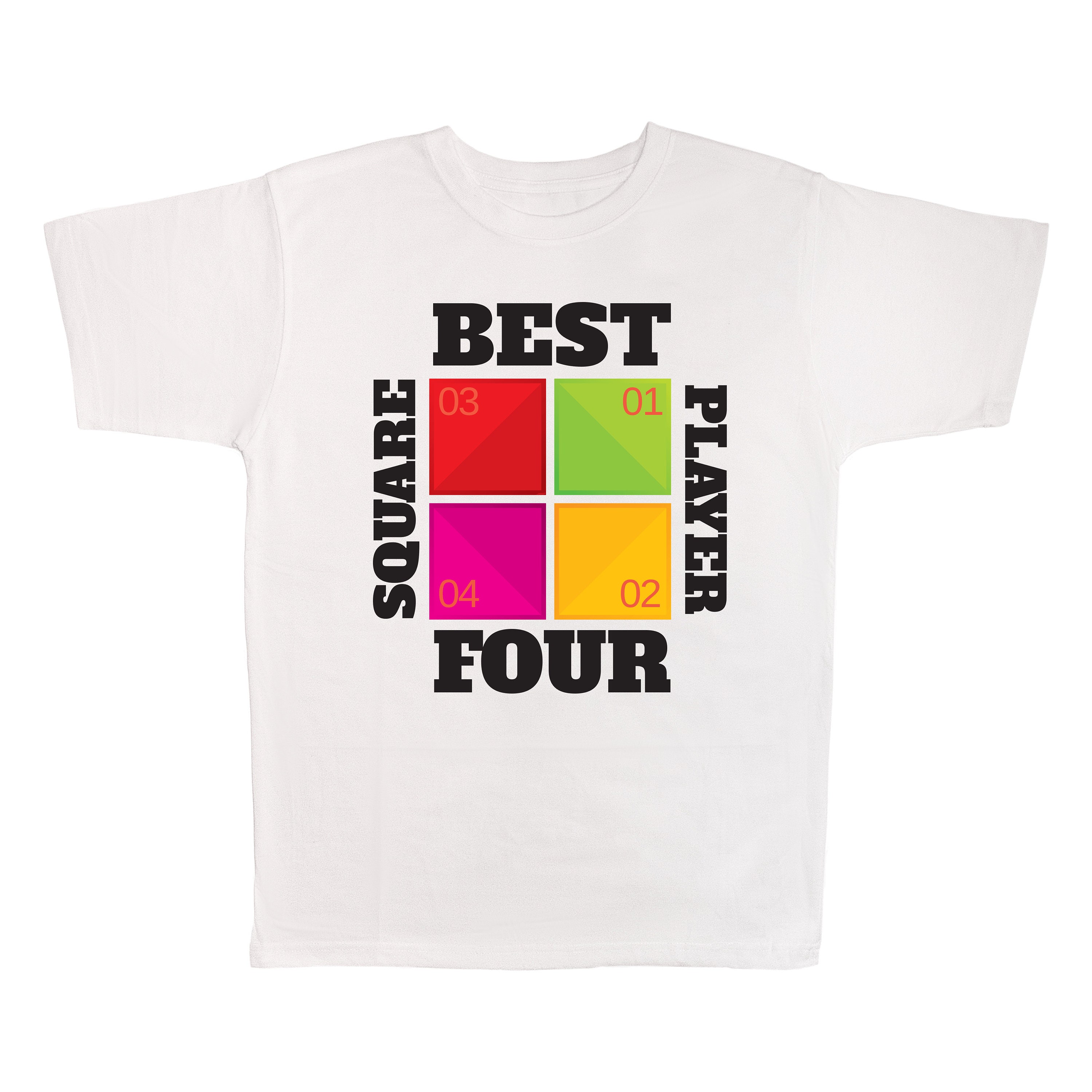 four square basic tee