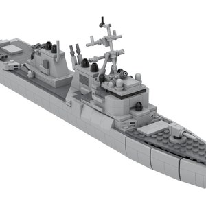 US Navy Arleigh Burke Class Destroyer Instructions