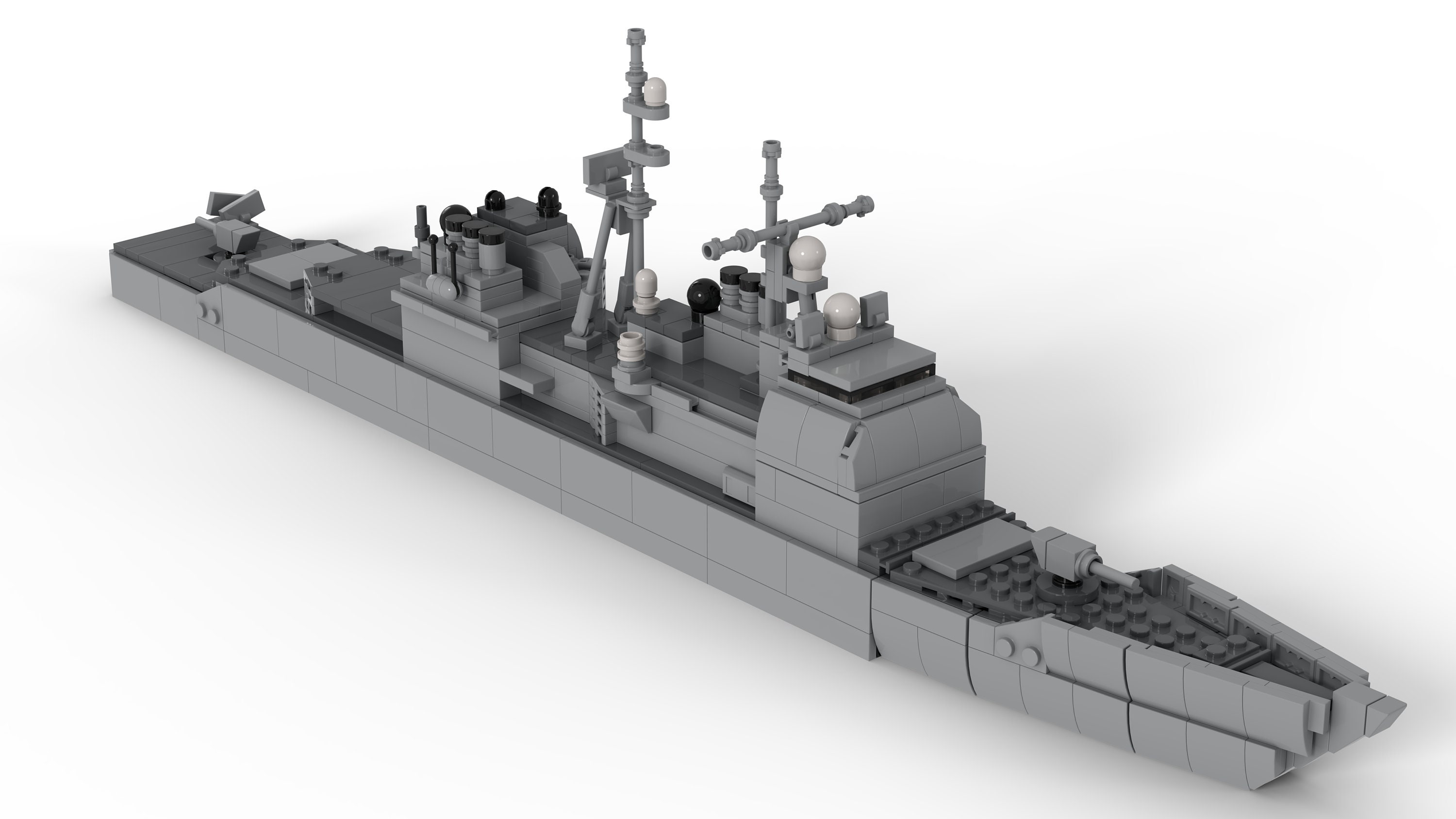 US Navy Ticonderoga Class Cruiser Instructions Etsy