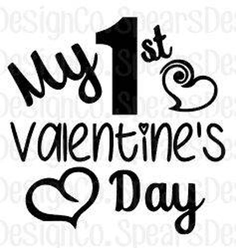 Download My First Valentine's Day-SVG-INSTANT DOWNLOAD-Digital | Etsy