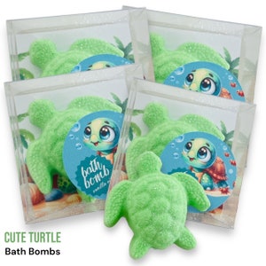 Cute Turtle Bath Bomb, Party Favours