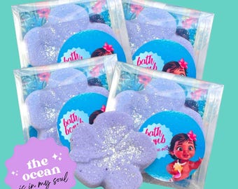 Little Moana Mini Bath Bomb, Party Favours