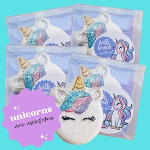 Rainbow Unicorn Bath Bomb, Party Favours