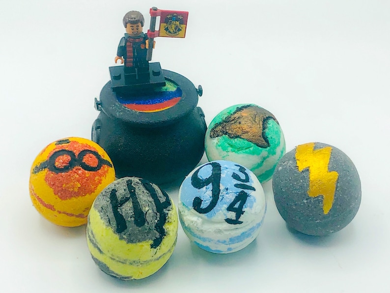 Harry Potter Bath Bombs Hogwarts House Gift Set Harry Potter | Etsy