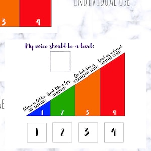 Classroom Management: Voice Level Visuals [PRINTABLES]