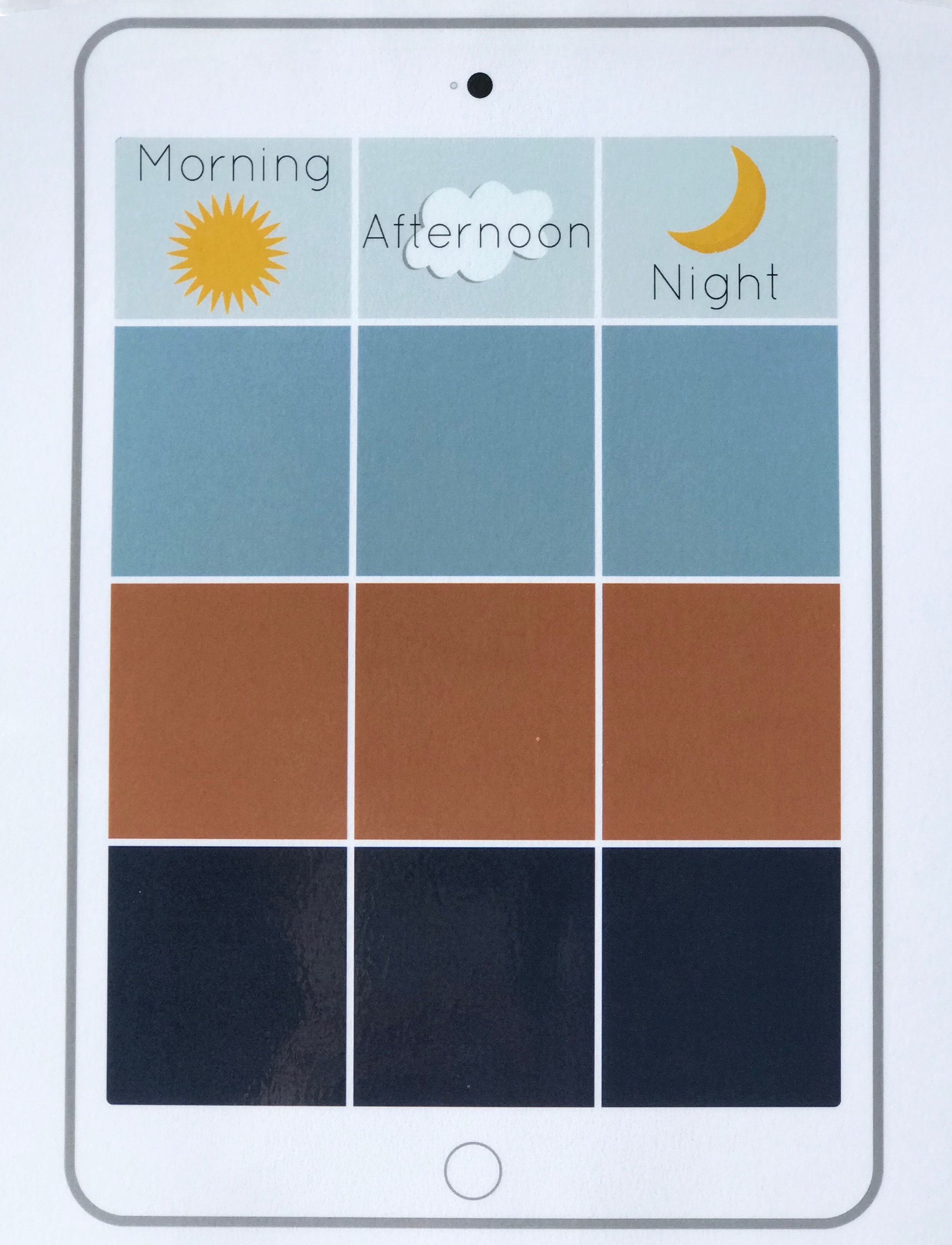 Visual Schedule Printable With PECS Divided by Time of Day chore Chart ...
