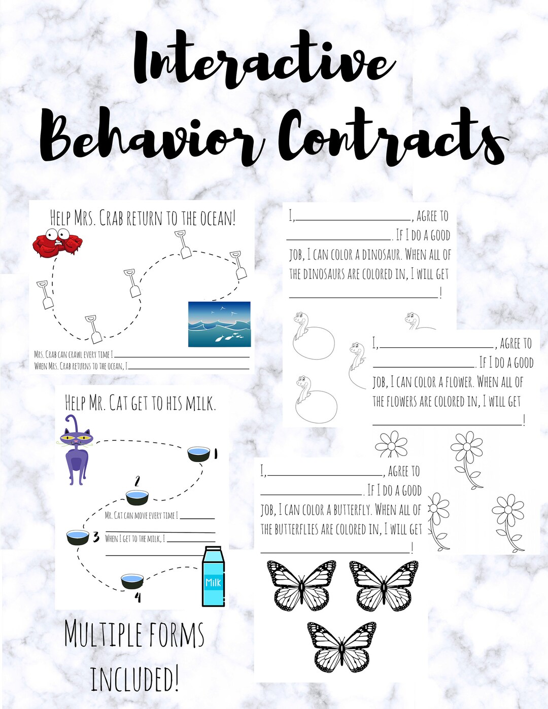 Classroom Management: Interactive Behavior Contracts RTI [PRINTABLE] - Etsy
