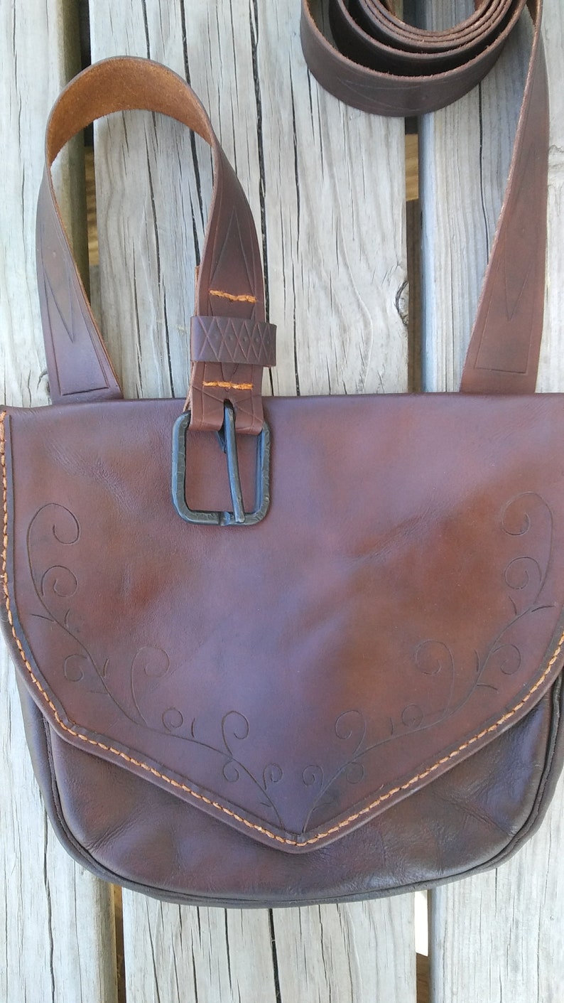 Leather Shooting Bag Etsy