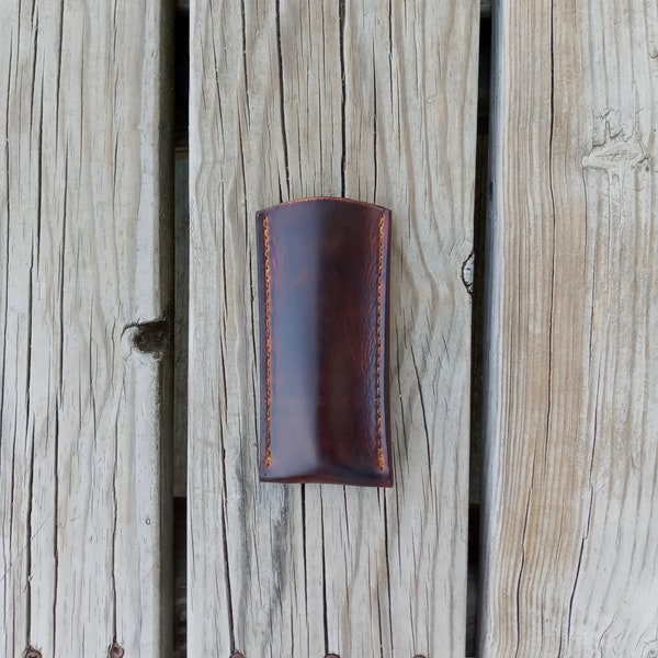 Leather Pocket Slip Case Trapper Etsy