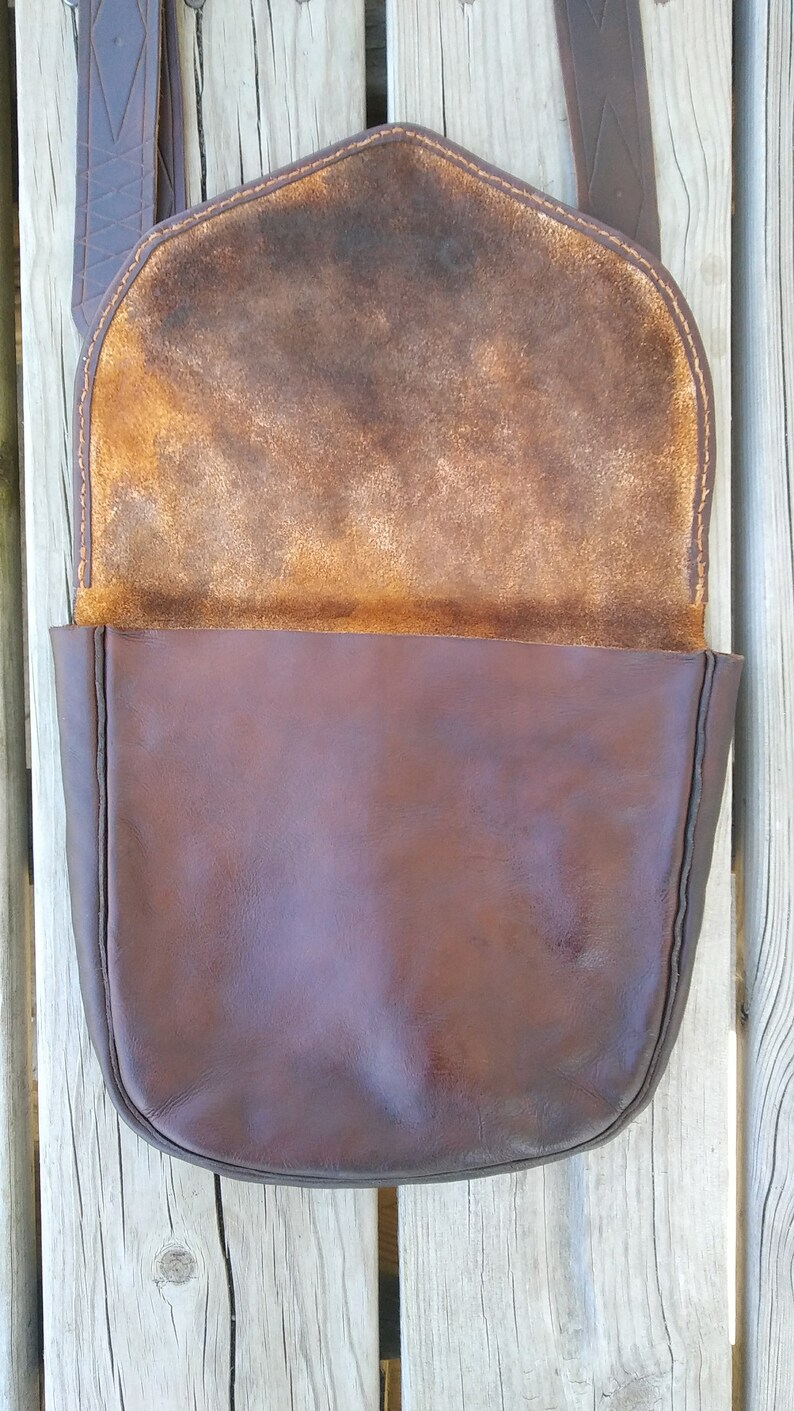 Leather Shooting Bag Etsy