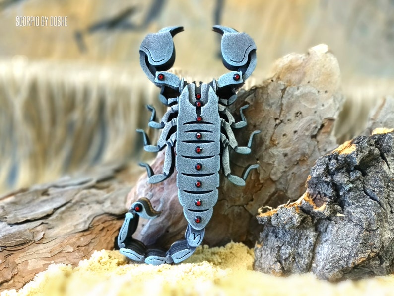 Black SCORPION - Zodiac charms - Astrology scorpio Car accessories - Unique gifts for friends