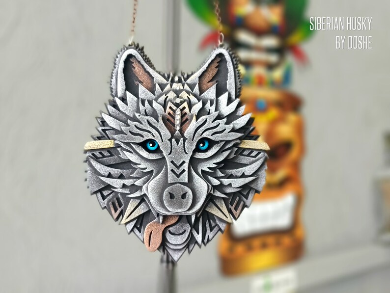 SIBERIAN HUSKY Dog lover gift Car accessories Charms Etsy