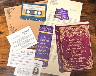 May 2026 Postmarked by Bibliofic Monthly Snail Mail Club for Writers Readers and Quote Lovers