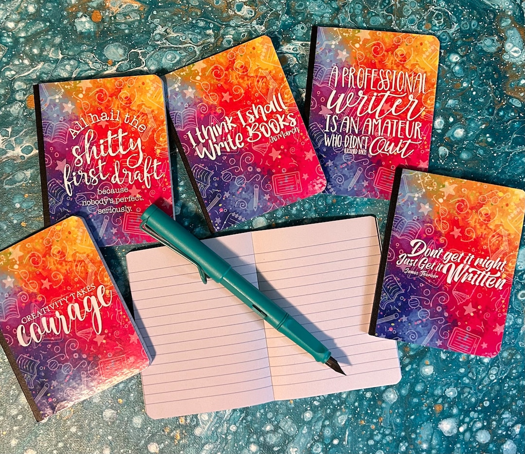 Rainbow Inspirational Quote Pocket Size Notebook With Lined Pages | for ...