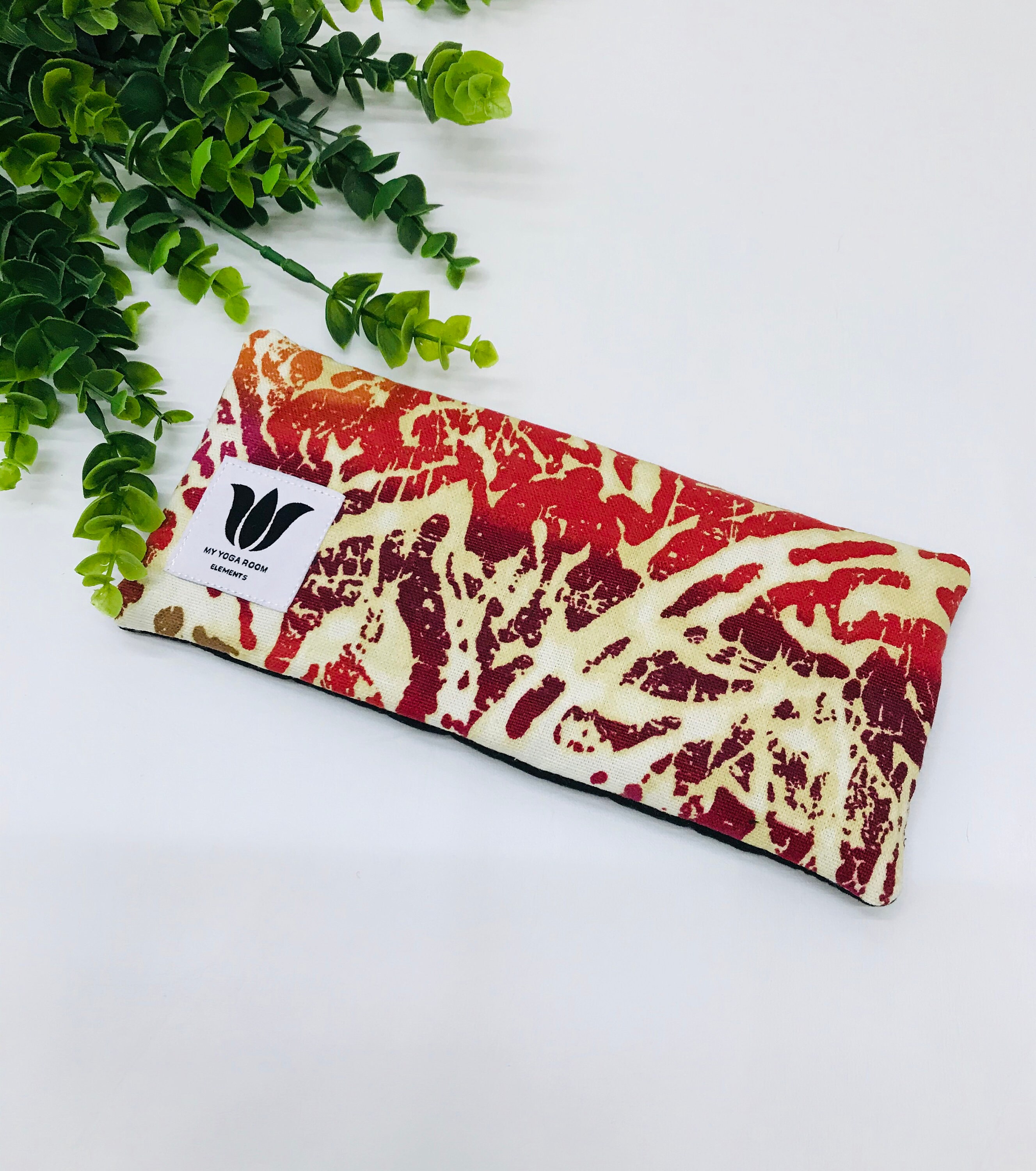 Yoga Eye Pillow Unscented Eye Pillow Purple Paisley Print Natural