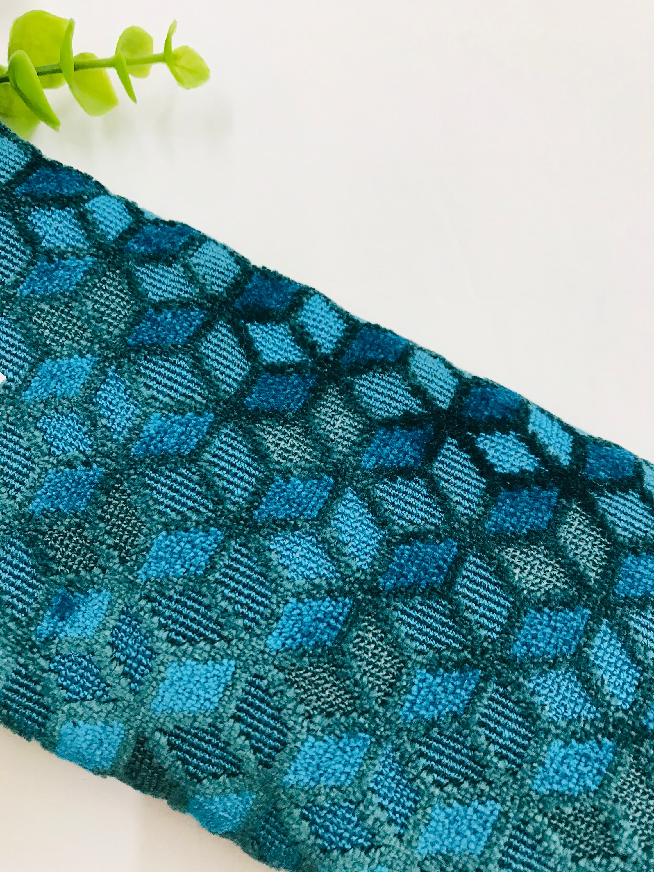 Plush Turquoise, Eye Pillow / Shade, Flax Seed, Organic Fill, Eye