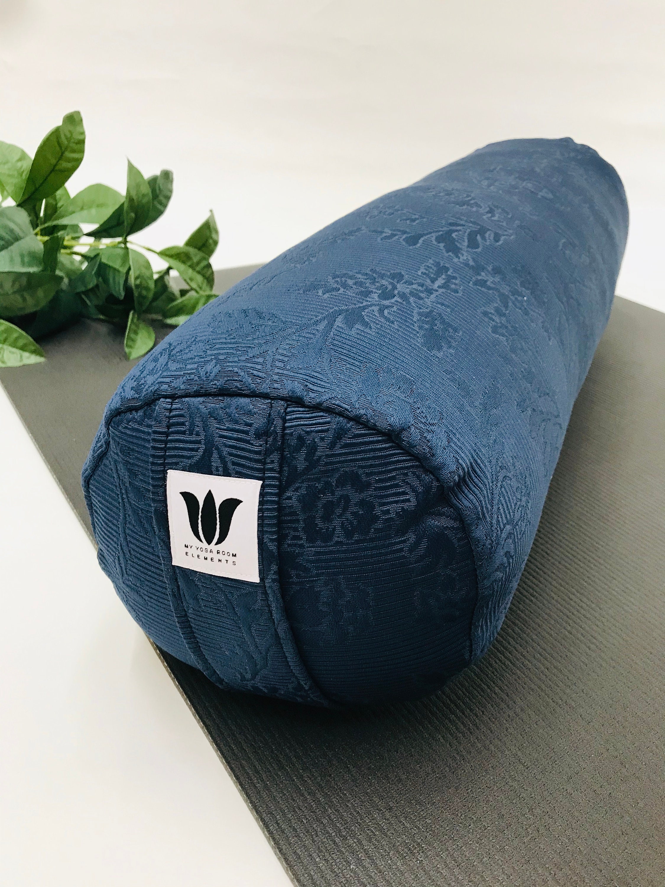 YOGA BOLSTER, Restorative Yoga Pillow, Bright Color Fabric, Removable