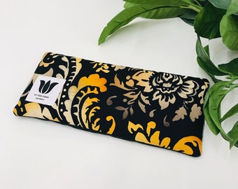 Luxury Eye Pillow, Unscented in the Perfect Soothing Weight. Treat yourself or someone special to this exquisite self-care essential today.